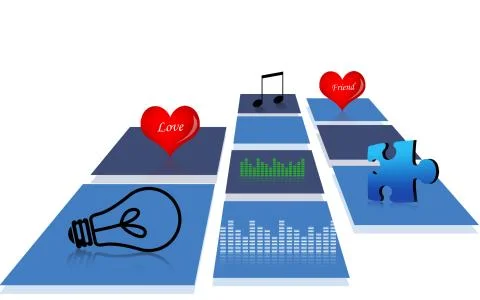 Love symbol Stock Illustration