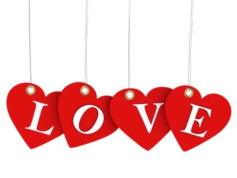 Love tags Stock-Illustration