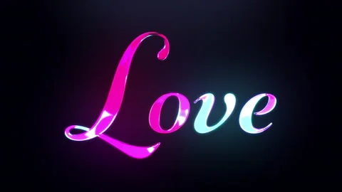 Love Text 06 Stock Footage 147438299