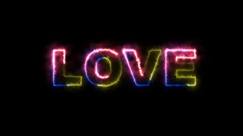 Love text Stock Footage 318899423