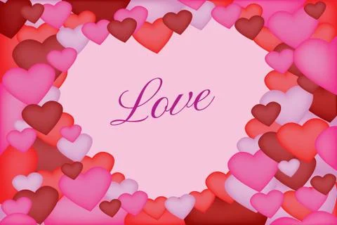 Love text Stock Illustration