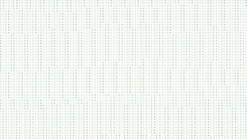 Love text pattern motion graphics on white background Stock Footage 138417094