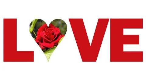 Love text Stock Photos