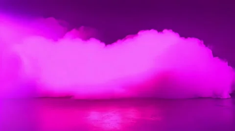 Love text pink neon cloud smoke explode 3d render fog nightclub studio shot Stock Footage 296636003