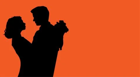 Love theme vector illustration on background Stock Illustration