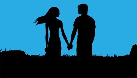 Love theme vector illustration on background Stock Illustration