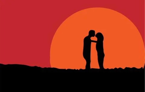 Love theme vector illustration on background Stock Illustration