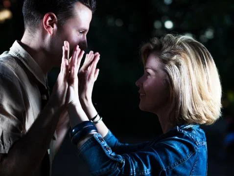 Love touch Stock Photos