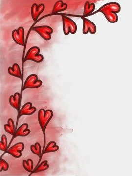 Love Tree Background Stock-Illustration