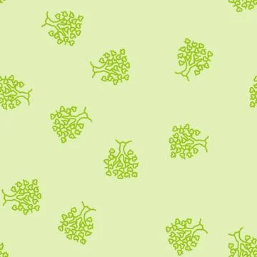 Love tree line seamless pattern 스톡 일러스트
