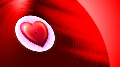 Love Tune Red (Loop) Video stock 1009174