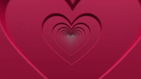 Love Tunnel in a 3D animation Stock Footage 251615301