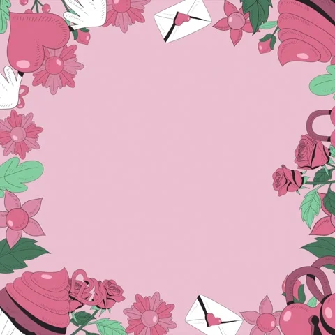 Love in valentine background Stock Footage 299973498