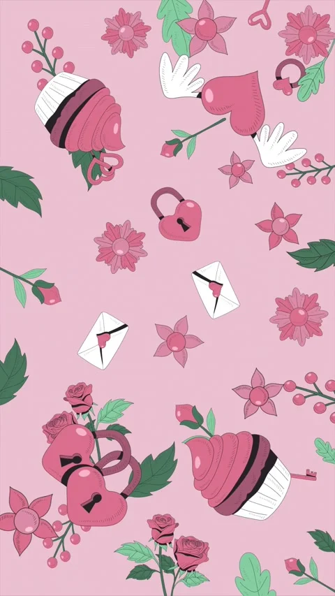 Love in valentine background Video stock 299974161