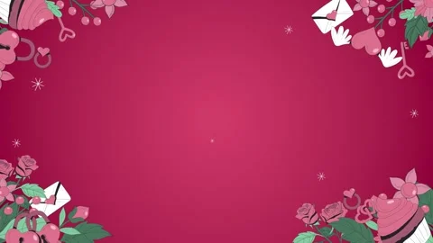 Love in valentine background Stock Footage 299974612