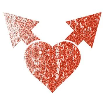 Love Variant Arrows Grunge Texture Icon イラスト素材