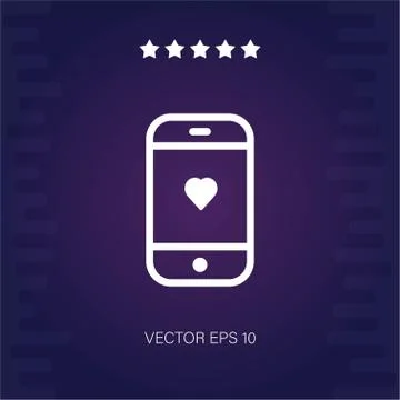Love vector icon Stock Illustration
