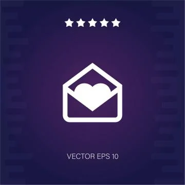 Love vector icon Stock Illustration