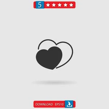 Love vector icon Stock Illustration