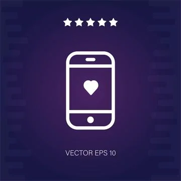 Love vector icon Stock Illustration