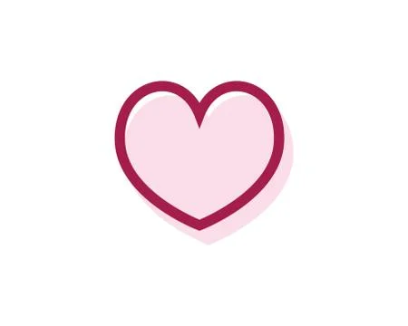 Love Vector icon illustration design Stock Illustration