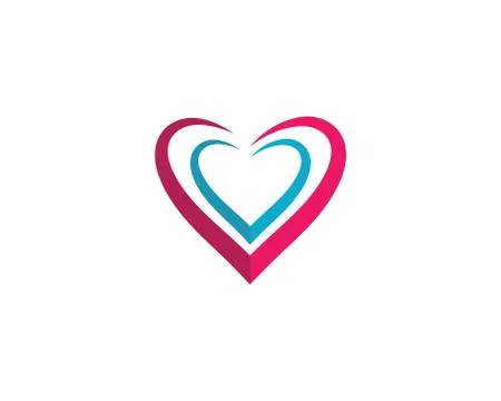 Love vector icon illustration Stock Illustration