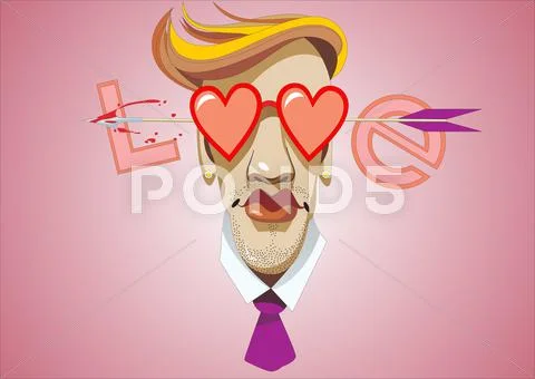 Love. Vector illustration. Stock Illustration