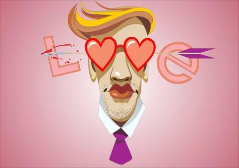 Love. Vector illustration. 스톡 일러스트
