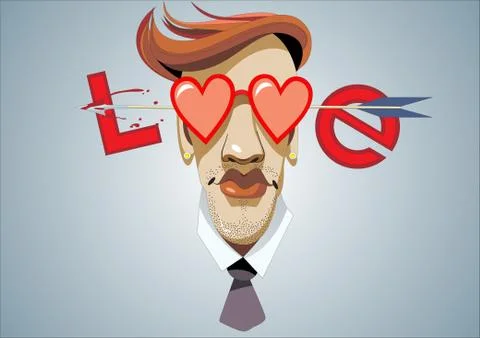 Love. Vector illustration. 스톡 일러스트