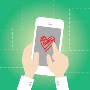 Love vector technology Stock Illustration
