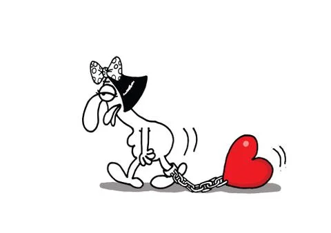 Love victim Stockillustratie