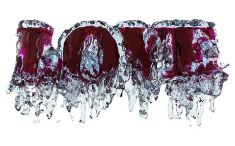 Love in water Stock Illustration