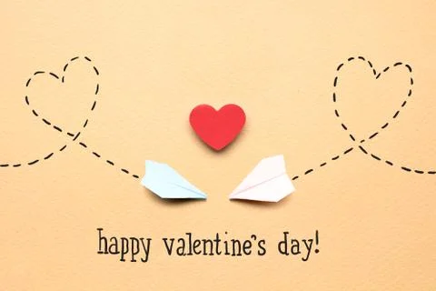 On love wings. Stock Photos
