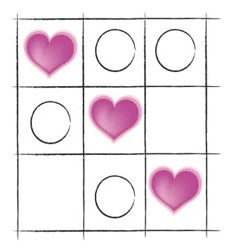 Love is winning Stock Illustration