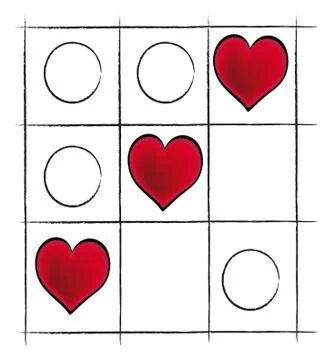 Love is winning Stock Illustration