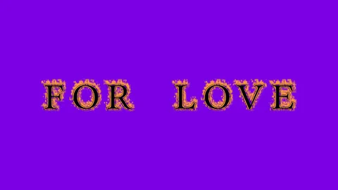 For love word alphabets motion Stock Footage 136066216