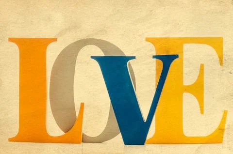 Love word Stock Illustration