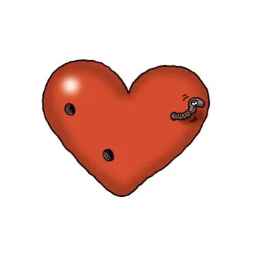 Love Worm Stock Illustration