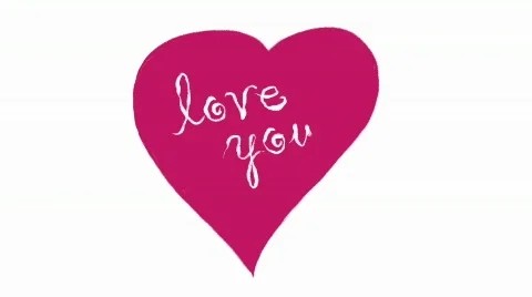 Love you font flourishes include alpha Stock Footage