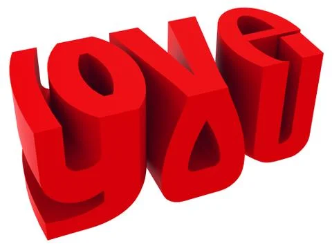 Love you Stock Illustration