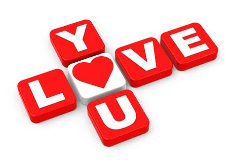 Love you Stock Illustration