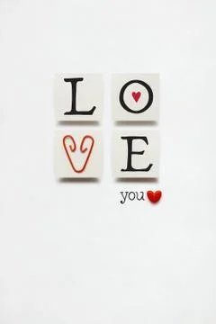 Love you. Stock Photos
