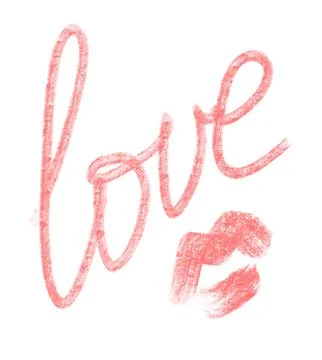 Love  your lips Stock Illustration