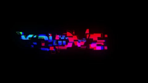 Love yourself with Hi-Tech Glitch Typography Text Animation	 Stock Footage 295413550