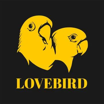 Lovebirds Stock Illustration