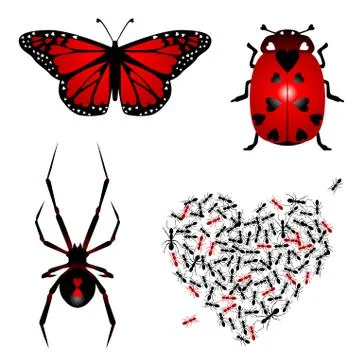 Lovebugs Stock Illustration