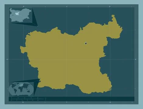 Lovech, Bulgaria. Solid color shape 스톡 일러스트