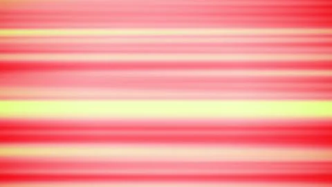 A lovely 3d rendering of horizontal pink, purple, yellow and white lines shin Illustrazione stock