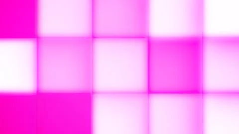 A lovely 3d rendering of white, hot and light pink square led square buttons  Stock Illustration
