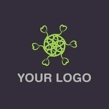 Lovely Abstract Logo Design Vector Art EPS10 Stock Illustration